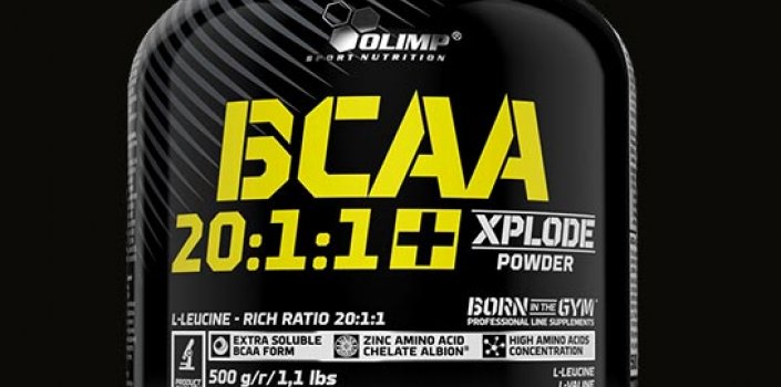 BCAA в уникальной пропорции 20:1:1 от Olimp