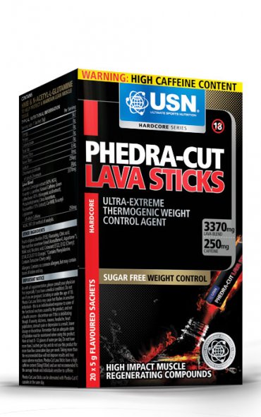 Phedra-Cut Lava Sticks (20 пак х 5 гр, 100 гр)