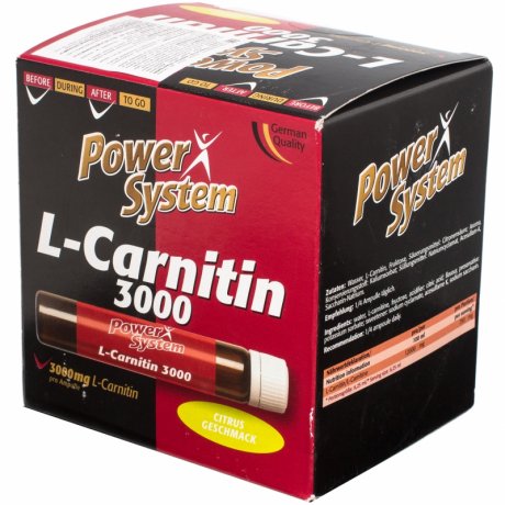 L-Carnitin + 3000 mg (1 амп х 25 мл)