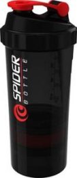 Шейкер Spider Bottle Maxi 2Go Black Edition (Черно-красный, 800 мл)