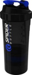 Шейкер Spider Bottle Maxi 2Go Black Edition (Черно-синий, 800 мл)