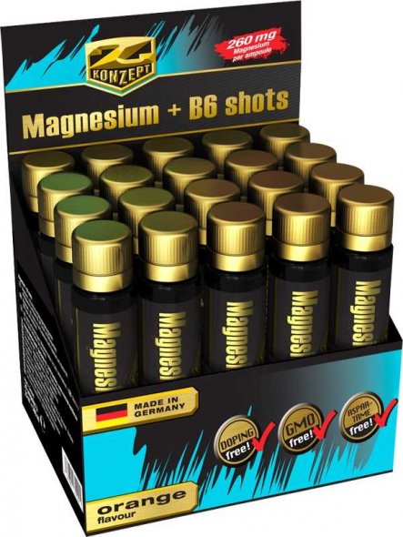 Magnesium + B6 shots (20 амп х 25 мл)