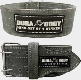 Hardcore Gray Powerlifting Belt Dura Body (Серый)