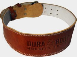 Titan Leather Weight Lifting Belt (Красно-коричневый)