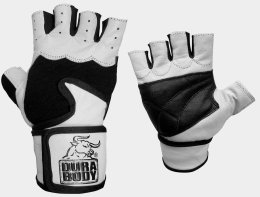 Toro Unisex Workout Gloves Leather Dura Body (Белый)