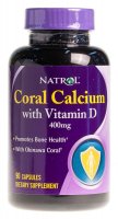 Coral Calcium 400mg with Vit D (90 капс)