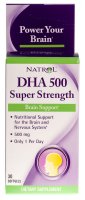 DHA 500 Super Strength Brain Support 500 mg (30 гел капс)